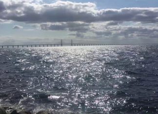View of Ön and Öresund bridge